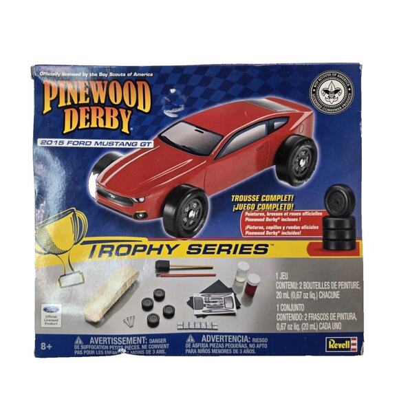 Revell Boy Scouts Pinewood Derby 2015 Ford Mustang GT Trophy Series Kit NEW - Picture 1 of 1
